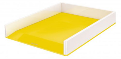 Leitz Letter Tray WOW Duo Colour White/Yellow