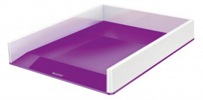 Leitz Letter Tray WOW Duo Colour White/Purple
