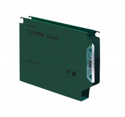 Crystalfile Lateral 330mm File 50mm Capacity Green Box 25