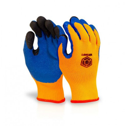 Beeswift Latex ThermoStar Fully Dipped Glove Orange 9