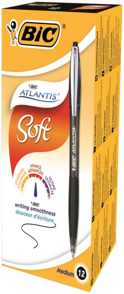 Bic Atlantis Premium Ball Point Pen Black