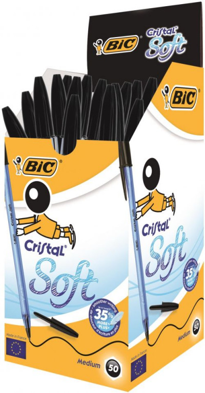 BIC Cristal Soft Ball Point Pen Black