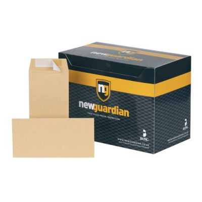 New Guardian Envelope DL Heavyweight 130gsm Pocket Peel and Seal Manilla