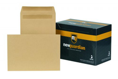 New Guardian Envelope C4 Press n Seal Pocket 324x229mm 130gsm Manilla Pack 250