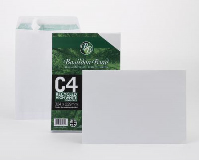 Basildon Bond Envelope C4 Shrinkwrap White Pack 50
