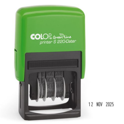 Colop S220 Green Line Self Inking Date Stamp