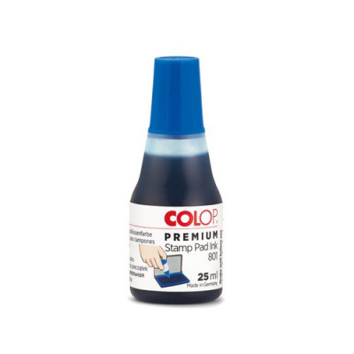 COLOP 801 Stamp Pad Ink 25ml Blue 801BE