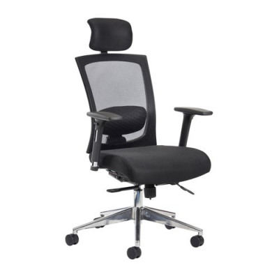 Gemini 300 Fabric Mesh Chair With Adjustable Arms And Headrest