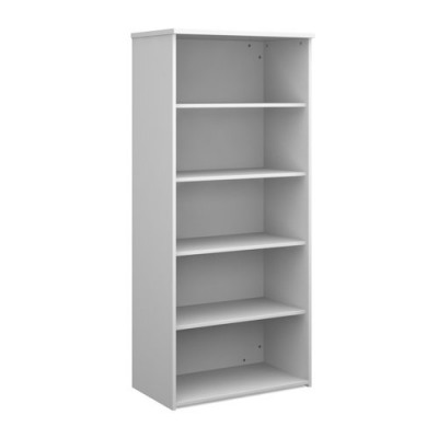 Bookcase 4 Shelf 1790H/800W/470D 25mm Top 18mm Carcass White