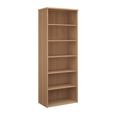 5 Shelf Bookcase 2140H/800W/470D 25mm Top Beech