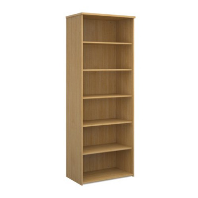 5 Shelf Bookcase 2140H/800W/470D 25mm Top Oak
