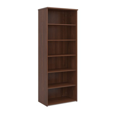 5 Shelf Bookcase 2140H/800W/470D 25mm Top Walnut