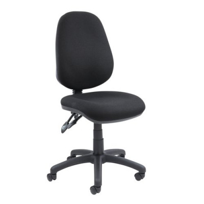 Vantage Fabric 2 Lever Operator Chair Gas Height Adjustment No Arms Black