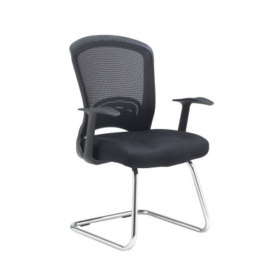 Solaris Mesh Visitors Chairwith Arms-Black