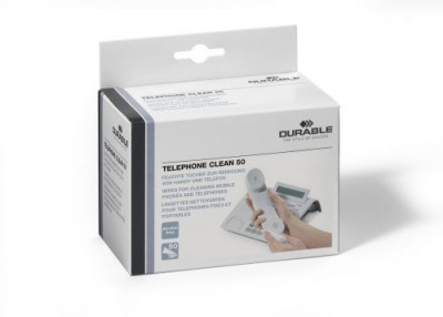 Durable Telephone Clean Pack 50