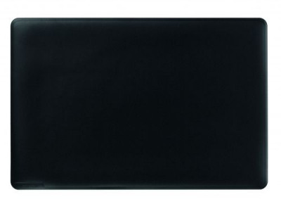 Durable Black Desk Mat With Contoured Edges 400x530mm 7102/01