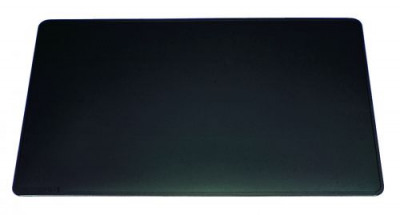 Durable Black Desk Mat With Contoured Edges 520x650mm 7103/01