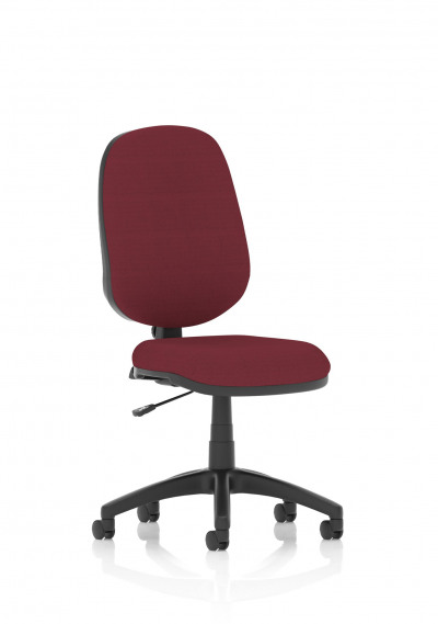 Eclipse I Lever Task Operator Chair Bespoke Colour Maroon