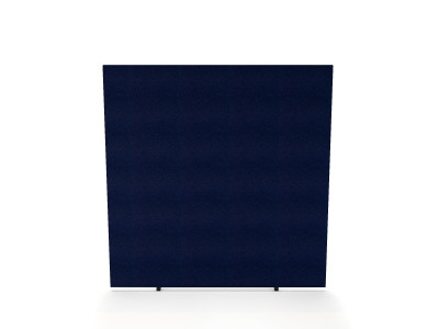 Impulse Plus Oblong 1800/1000 Floor Free Standing Screen Royal Blue Fabric Light Grey Edges