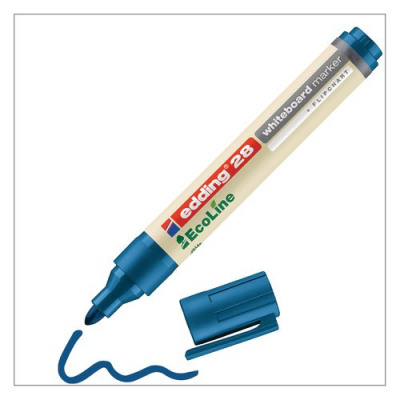Edding 28 Ecoline Drywipe Markers (Pack of 10) Blue 4-28003