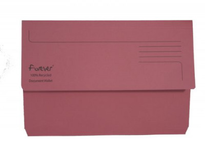 Guildhall Bright Manilla Wallet 300gsm Recycled Foolscap Pink