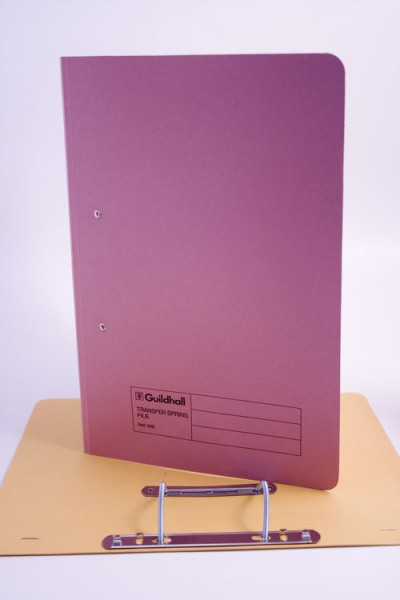 Guildhall Transfer Spring Files S Heavyweight Pink