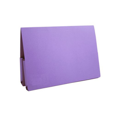Guildhall Mauve Double Pocket Legal Wallet Foolscap (Pack of 25) 37214