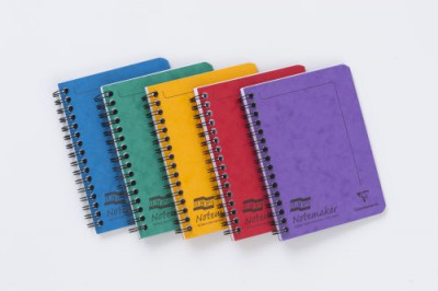 Europa Notemaker Sidebound A6 Assorted A Pack 10