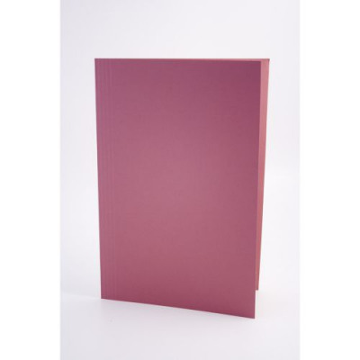 Guildhall Heavy Weight Square Cut Folder Foolscap Pink