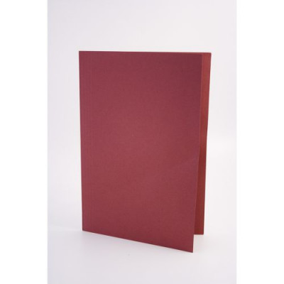 Guildhall Heavy Weight Square Cut Folder Foolscap Red