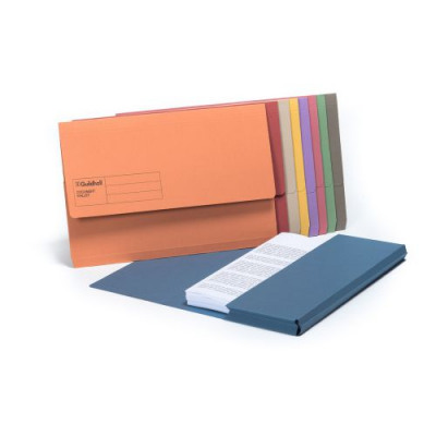 Guildhall Foolscap Document Wallet Assorted Pack 50