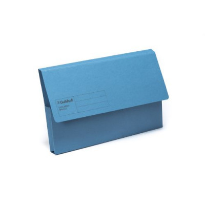 Guildhall Foolscap Document Wallet Blue