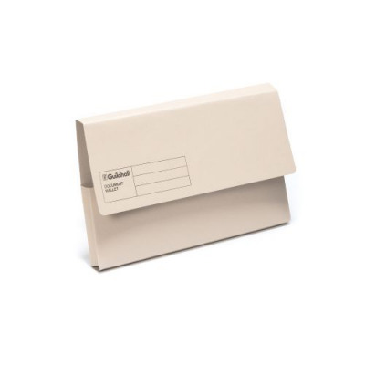 Guildhall Foolscap Document Wallet Buff