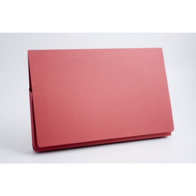 Guildhall Full Flap Pocket Wallet Foolscap Red
