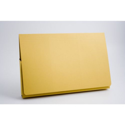 Guildhall Full Flap Pocket Wallet Foolscap Yellow