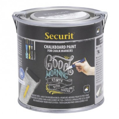 Securit Acrylic Chalkboard Paint Black 250ml PNT-BL-SM