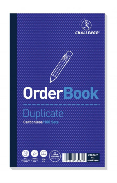 Challenge Duplicate Order Book 216x130mm