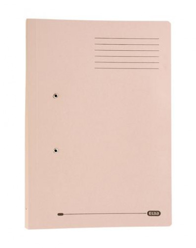 Elba Stratford Transfer Spring File With Pocket Recycled 315gsm 32mm Foolscap Buff