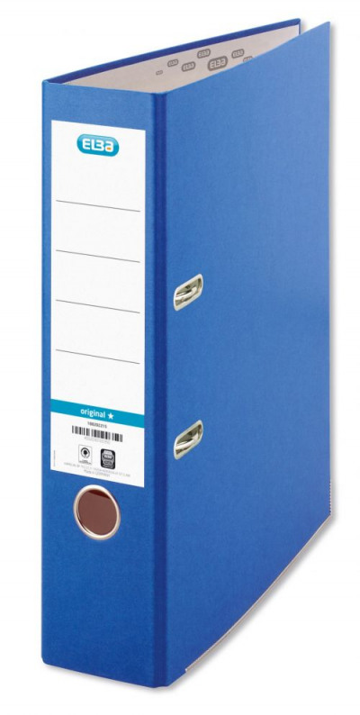 Elba Paper On Board 70mm Lever Arch File A4 Blue