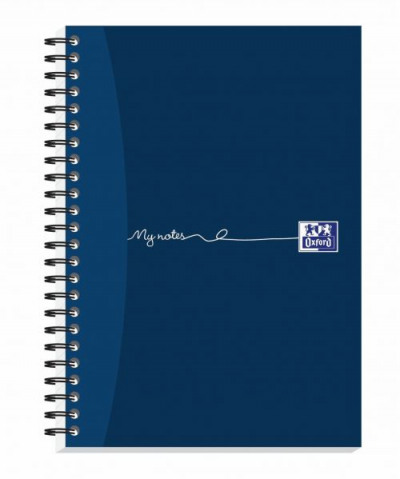 Oxford MyNotes Twin Wirebound Notebook Sidebound Punched 2 Holes 70gsm Ruled 100 Pages A5