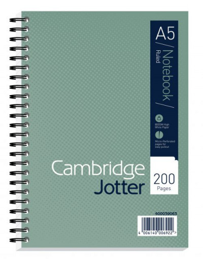 Cambridge Jotter A5 Wirebound Notebook