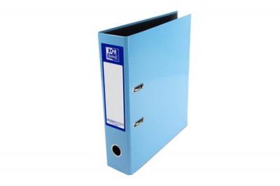 Elba Classy Lever Arch File A4 Laminated Paper On Board Metallic Blue