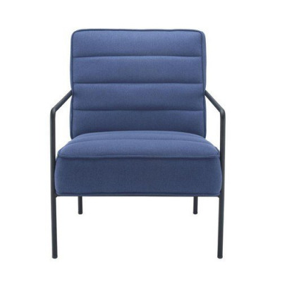 Jemini Reception Wire Frame Armchair Navy OF0704NA