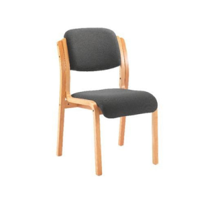 Jemini Charcoal Wood Frame Side Chair KF78680