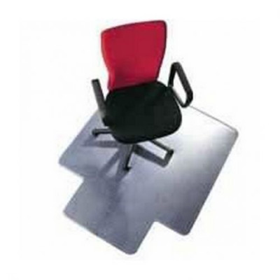 Cleartex PVC Chair Mat Carpet Lipped 920x1210mm Clear 119225LV