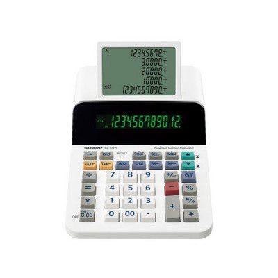 Sharp EL1501 Paperless Printing Calculator EL1501