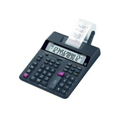Casio 12-Digit Medium Duty Printing Calculator; Euro Conversion