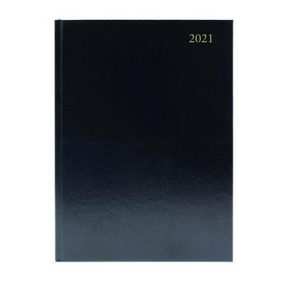 2021 Diary A5 Day Per Page Black