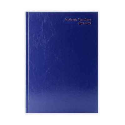 Academic Diary Day Per Page A4 Blue 2023-2024 KF1A4ABU23