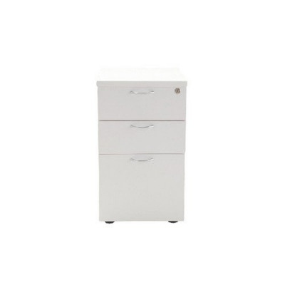 Jemini White 3 Drawer Under-Desk Pedestal KF78664
